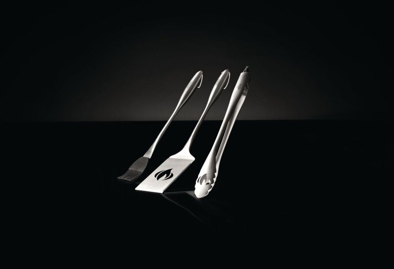 Napoleon 3-teiliges Grillbesteck Set aus Edelstahl