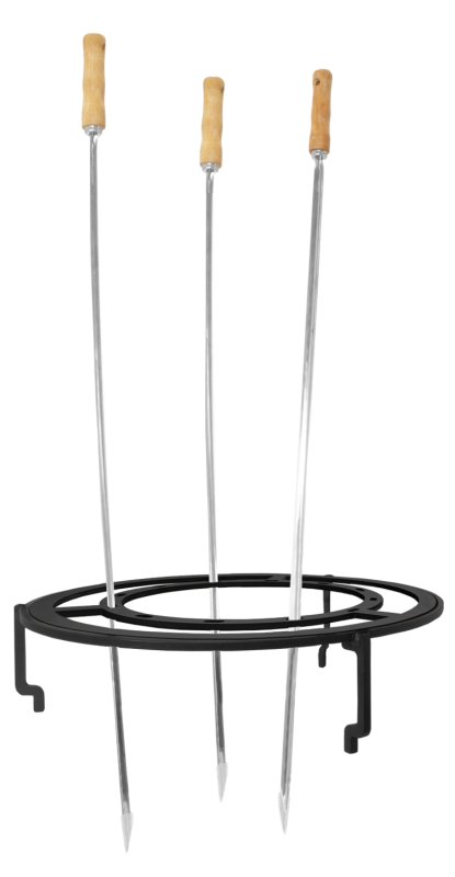 OFYR Brasilianisches Spießring Set für 100 cm Feuerplatten
