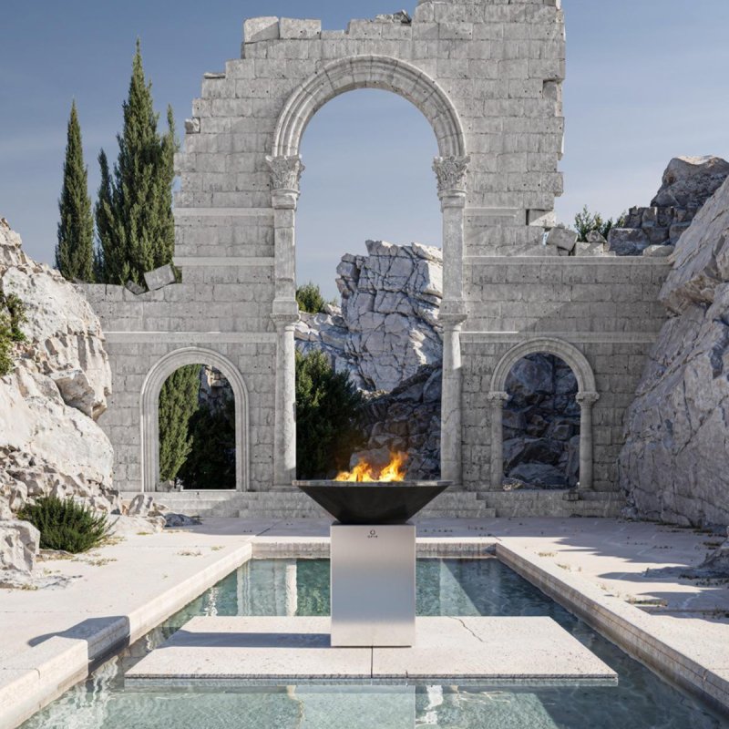 OFYR Grill Feuerplatte 10th Anniversary Edition Brushed Stainless Steel 100