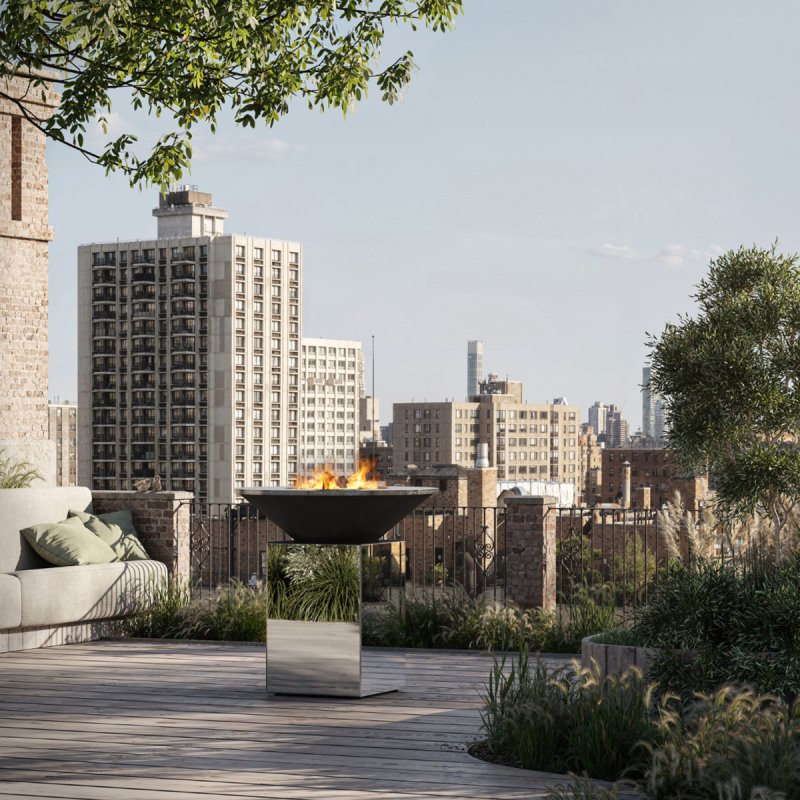 OFYR Grill Feuerplatte 10th Anniversary Edition Mirrored Stainless Steel 100