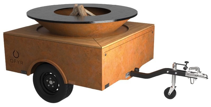 OFYR Grill Feuerplatte Trailer Corten