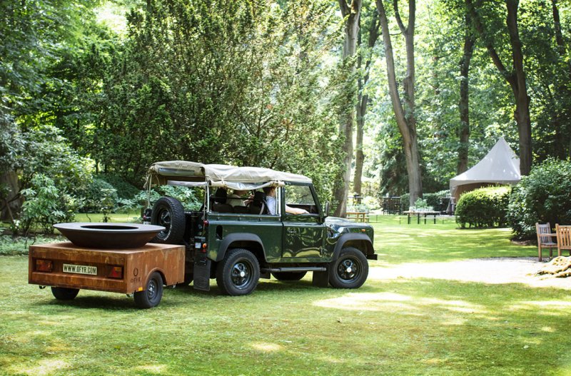OFYR Grill Feuerplatte Trailer Corten