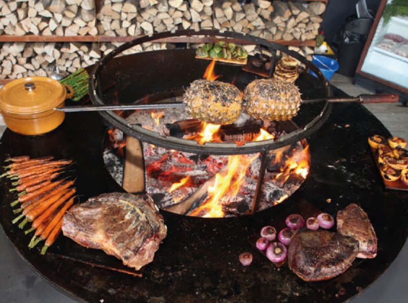 OFYR Horizontales Spießring Set für XL Feuerplatten