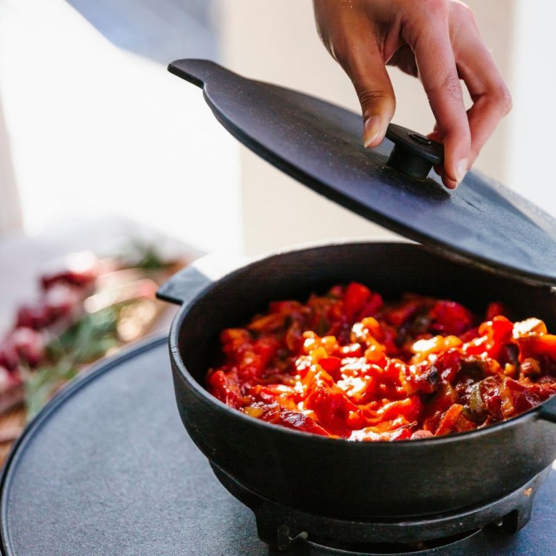 OFYR Gusseisen Auflauf Set für Tischgrill Tabl'O