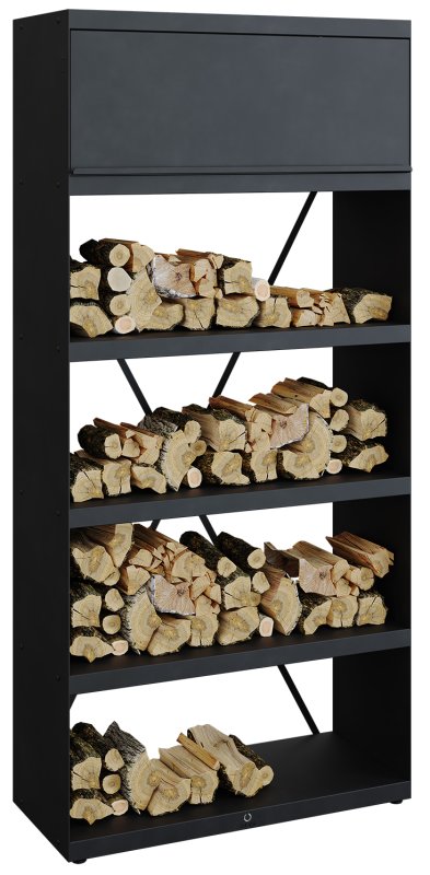 OFYR Wood Storage Black 100 - XL Holzlagerregal