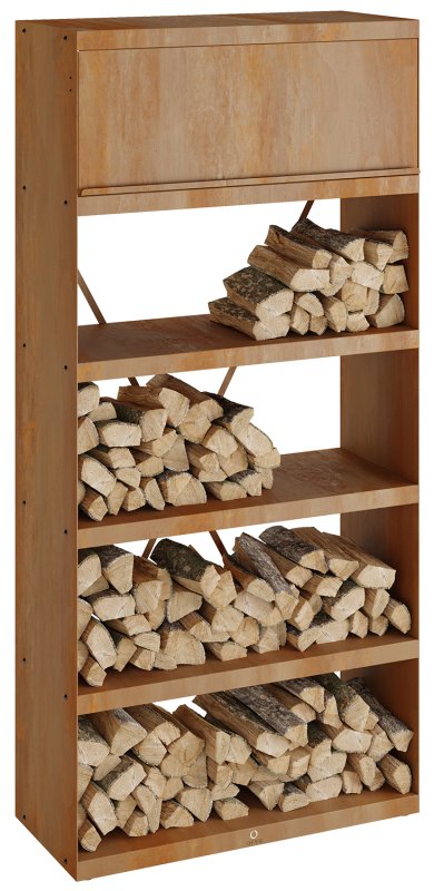 OFYR Wood Storage Corten 100 - XL Holzlagerregal