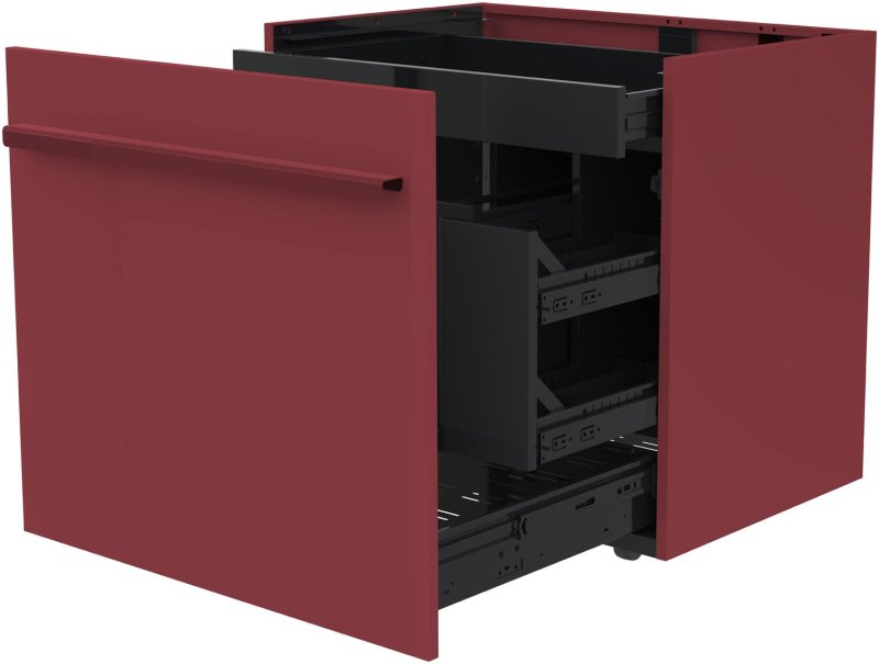 Outdoorchef QUBE Unterschrank Schubladenkopf - Red