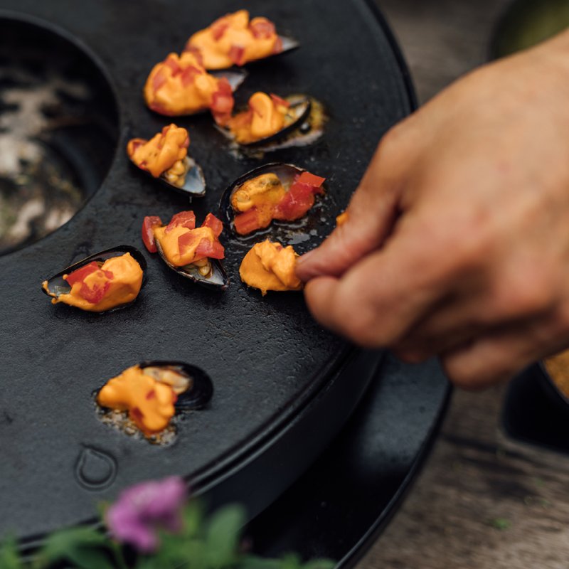 OFYR Tischgrill Tabl'O mit Gusseisen Grillplatte