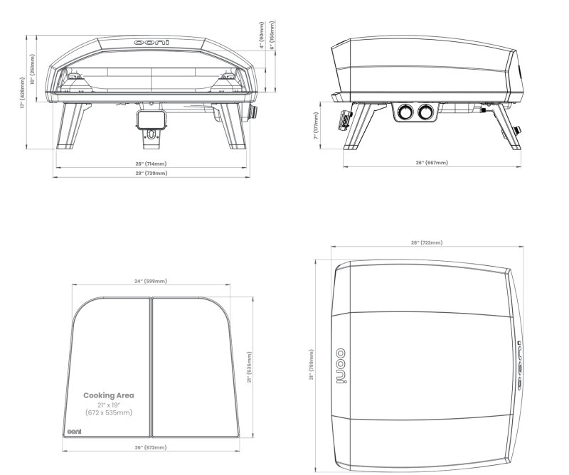 Ooni Pizzaofen Gas Koda 2 Max