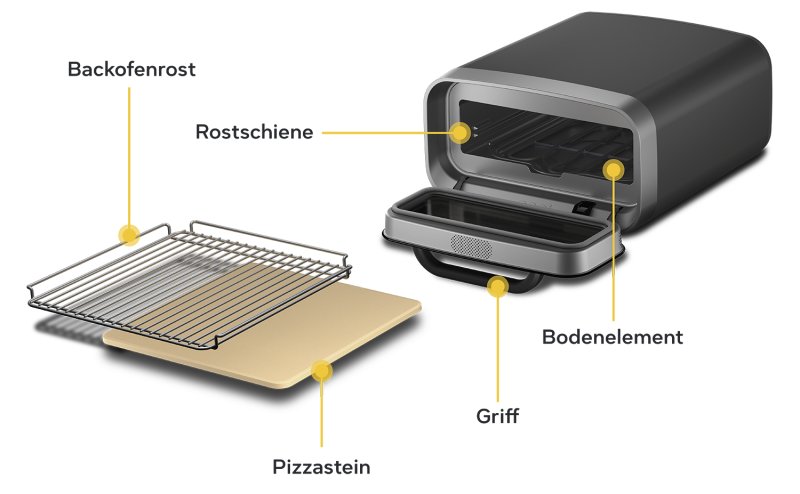 Ooni Pizzaofen Elektro Volt 2 Charcoal Grey
