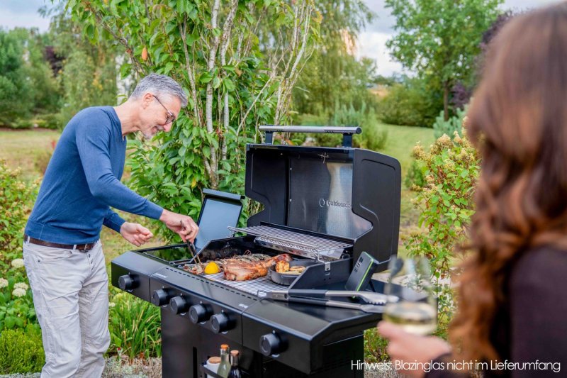 Outdoorchef Gasgrill - Grillstation HEAT C-435 RB mit Blazing Zone und Heckbrenner
