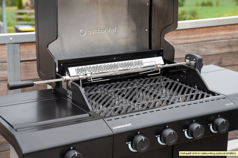 Outdoorchef Gasgrill - Grillstation HEAT C-435 RB mit Blazing Zone und Heckbrenner