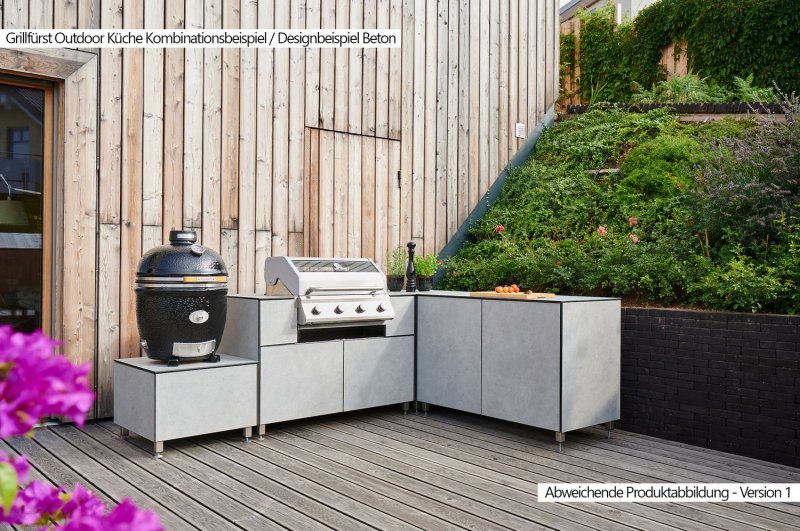 Grillfürst Outdoor Küche Podest Modul OKE66 Beton