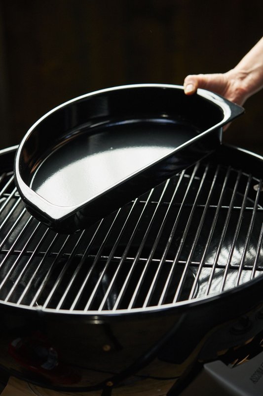 Outdoorchef Gourmet Halbmond Kochset / Grillschalen porzellanemailliert / 2 teilig