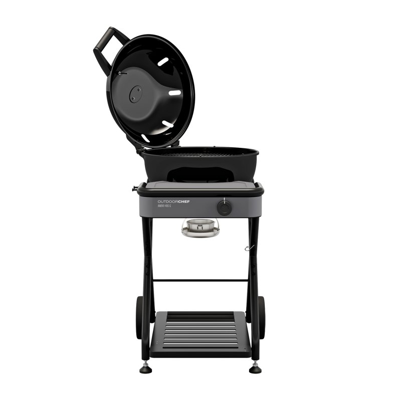 Outdoorchef Gas Kugelgrill Ambri 480 G Evo - inkl. Abdeckhaube und Unterbau-Kit