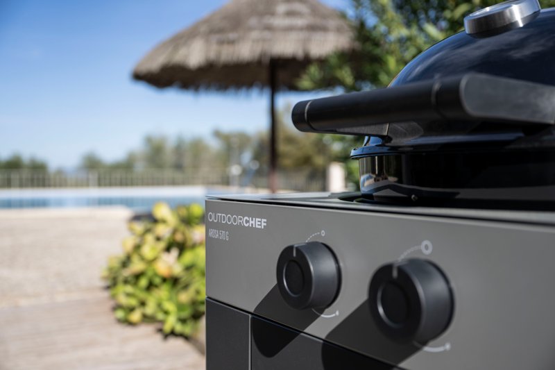 Outdoorchef Gas Kugelgrill Arosa 570 G Evo Grey Steel  - Retouren Grill