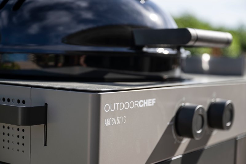 Outdoorchef Gas Kugelgrill Arosa 570 G Evo Grey Steel  - Retouren Grill