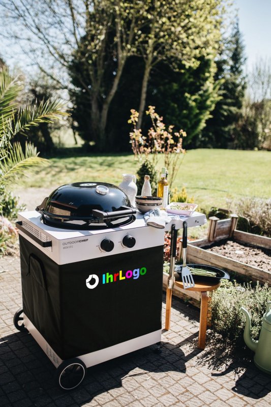 Outdoorchef Gas Kugelgrill Arosa 570 G Tex mit Firmenlogo /  individuellem Logo - 50 Stück