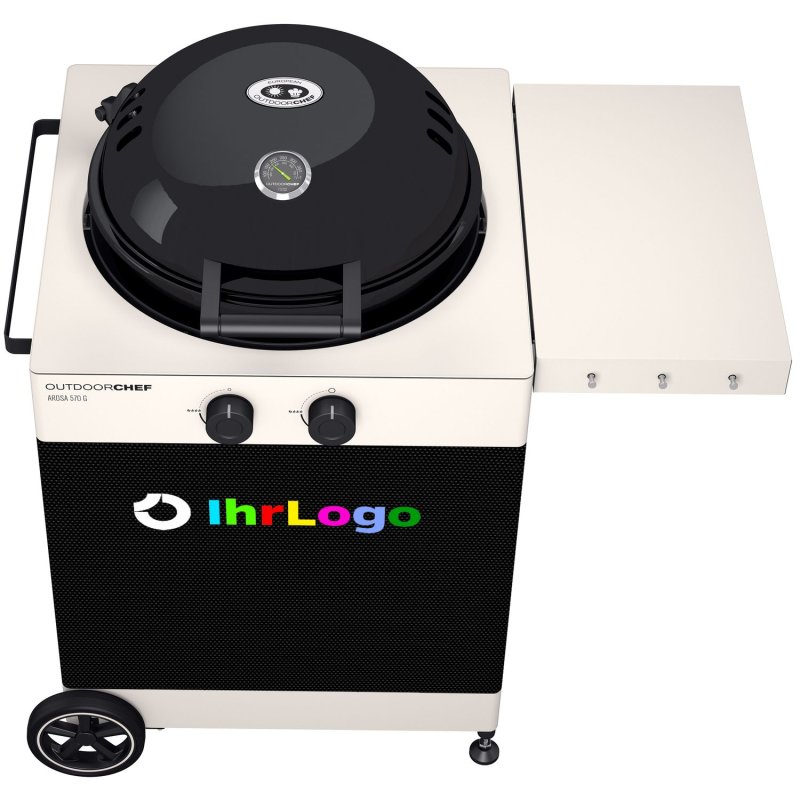 Outdoorchef Gas Kugelgrill Arosa 570 G Tex mit Firmenlogo /  individuellem Logo - 50 Stück