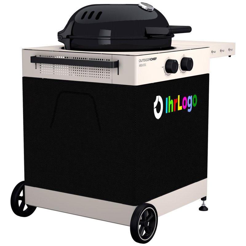 Outdoorchef Gas Kugelgrill Arosa 570 G Tex mit Firmenlogo /  individuellem Logo - 50 Stück