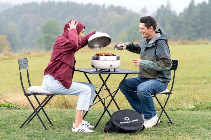 Outdoorchef Zubehörset City 320 C - Deckel mit Thermometer und 2 Grillroste