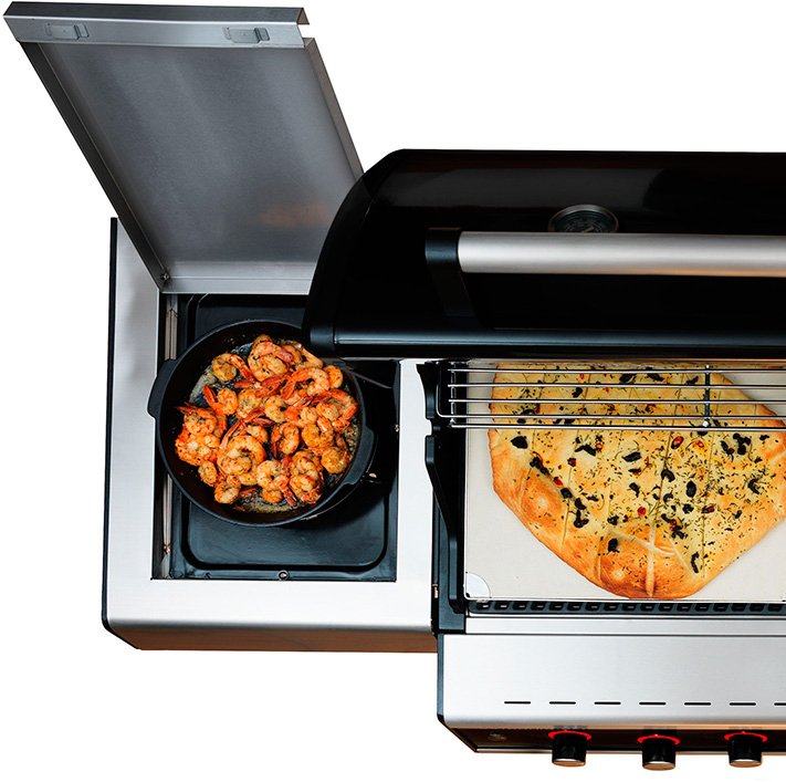 Outdoorchef Dualchef 325 G Gasgrill mit Seitenkocher