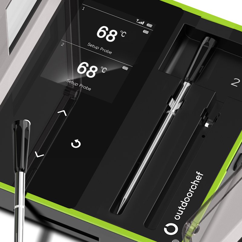 Outdoorchef Easy Check Thermometer Dual - Wireless Bluetooth Grillthermometer