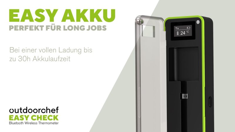Outdoorchef Easy Check Thermometer Single - Wireless Bluetooth Grillthermometer