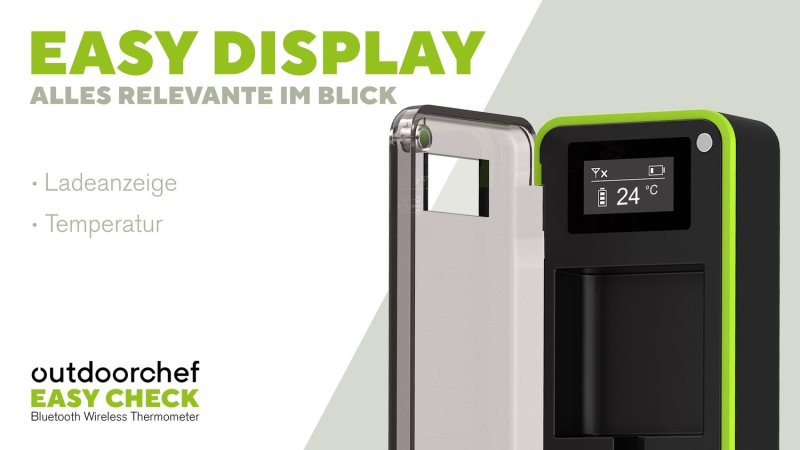 Outdoorchef Easy Check Thermometer Single - Wireless Bluetooth Grillthermometer