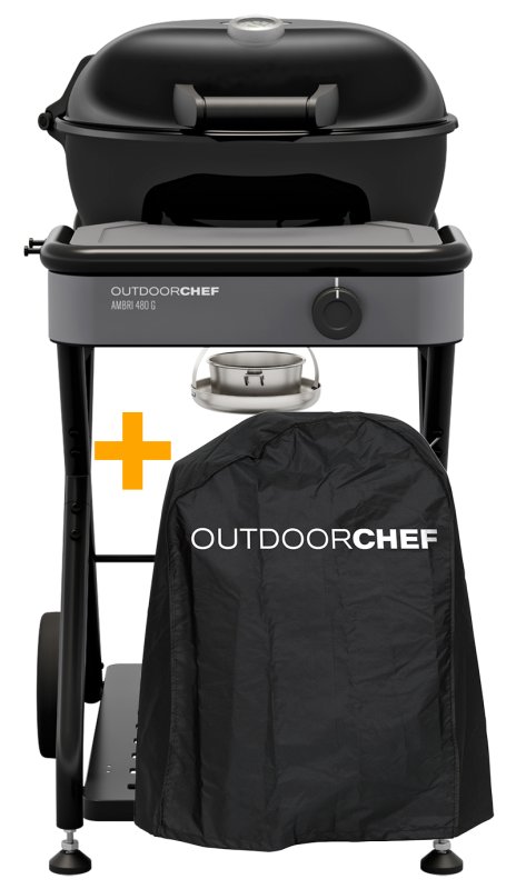 Outdoorchef Gas Kugelgrill Ambri 480 G Evo - inkl. Abdeckhaube