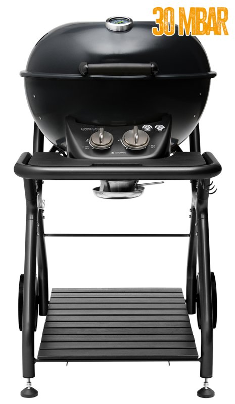 Outdoorchef Gas Kugelgrill Ascona 570 G All Black - 30 mbar