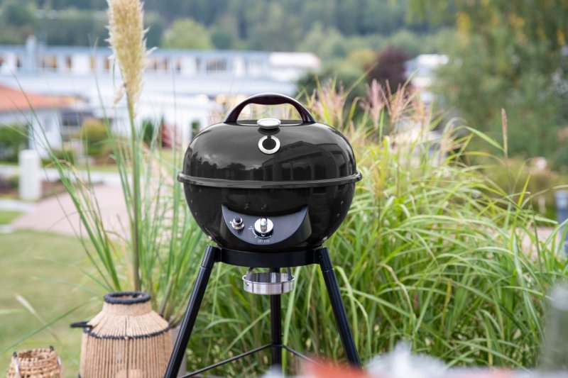 Outdoorchef Gas Kugelgrill City 420 G SE Black mit Tragetasche