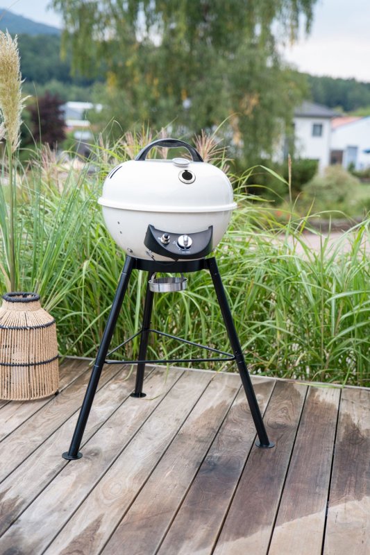 Outdoorchef Gas Kugelgrill City 420 G SE Vanilla mit Tragetasche