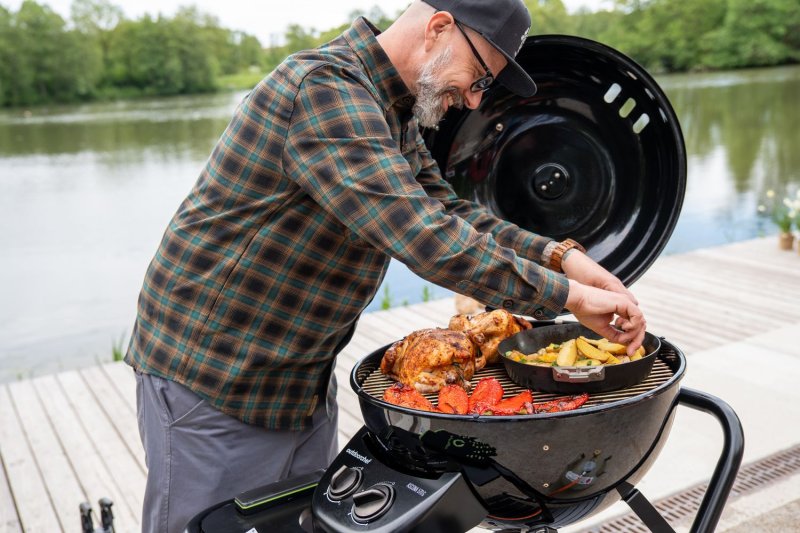Outdoorchef Gas Kugelgrill Ascona 570 G EVO - inkl. Easy Check Thermometer Single
