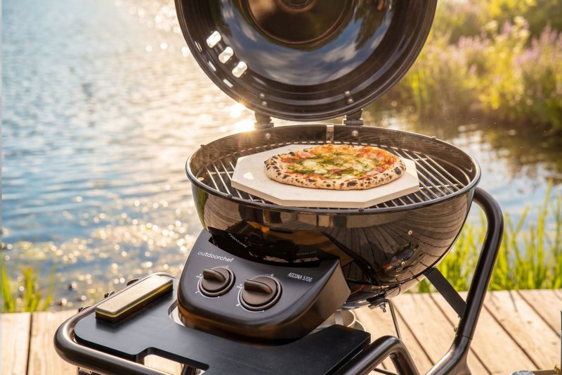 Outdoorchef Gas Kugelgrill Ascona 570 G EVO - inkl. Easy Check Thermometer Single