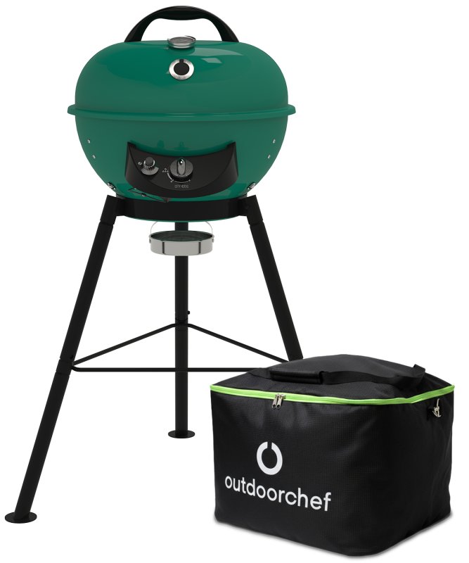 Outdoorchef Gas Kugelgrill City 420 G SE Green mit Tragetasche