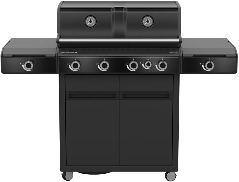 Outdoorchef Gasgrill - Grillstation HEAT X-445 RB mit Blazing/Cooking Zone, Heckbrenner und HEAT Regulator - Retouren Grill
