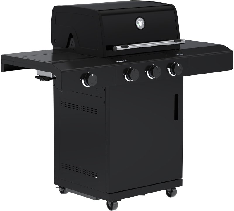 Outdoorchef Gasgrill - Grillstation HEAT C-335 mit Blazing Zone - inkl. Easy Check Thermometer und Abdeckhaube