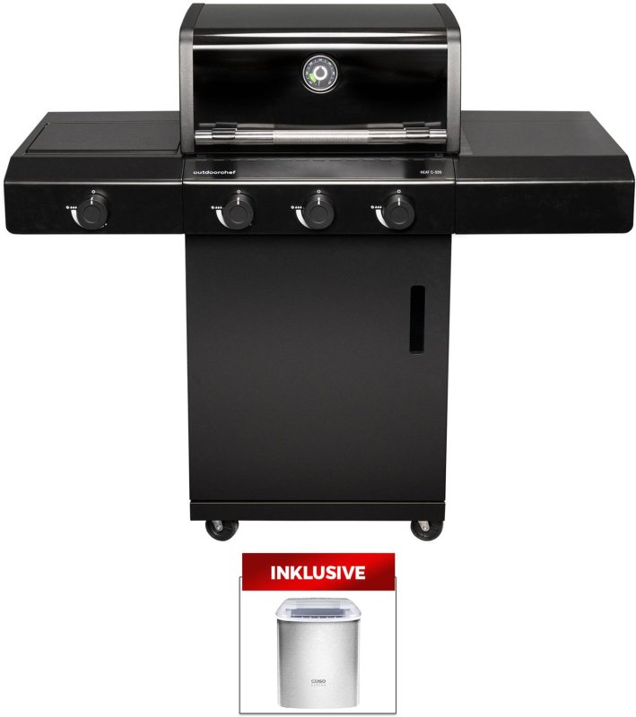 Outdoorchef Gasgrill - Grillstation HEAT C-335 mit Blazing Zone inkl. Caso IceChef Pro - Eiswürfelbereiter