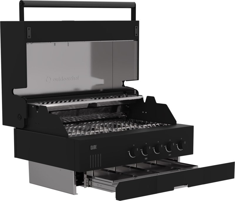 Outdoorchef QUBE X-415 RB Black - Grillfürst Edition - Soft Beige