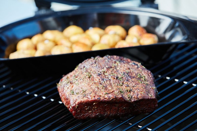 Outdoorchef Gourmet Halbmond Kochset / Grillschalen porzellanemailliert / 2 teilig