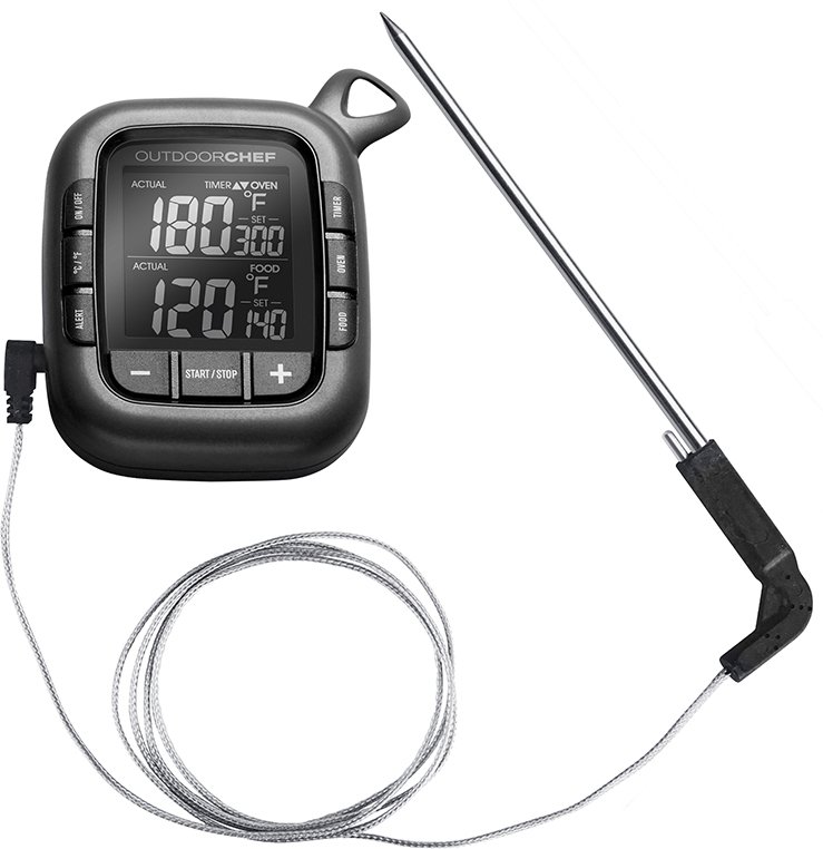 Outdoorchef Gourmet Check Black - Fleisch- und Grillthermometer digital