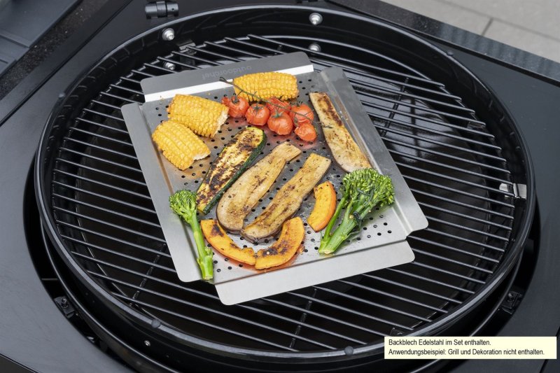Outdoorchef Grillkorb-Set mit Grillschalen - 5-teilig