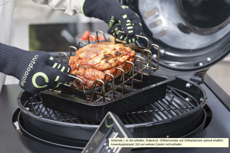 Outdoorchef Grillkorb-Set mit Grillschalen - 5-teilig