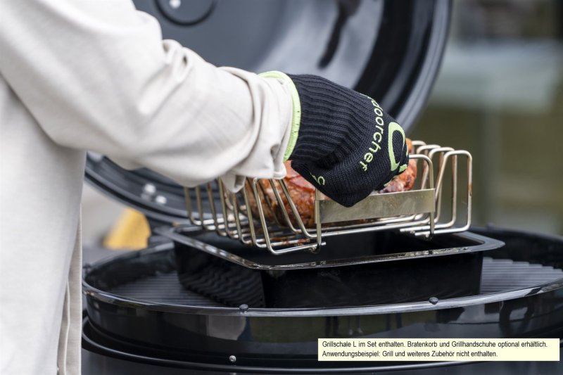 Outdoorchef Grillkorb-Set mit Grillschalen - 5-teilig