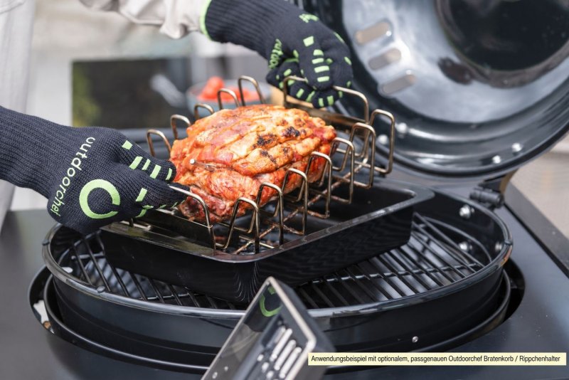 Outdoorchef Grillschale L porzellanemailliert - 29 x 38 cm