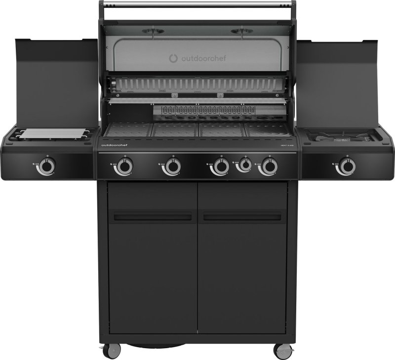 Outdoorchef Gasgrill - Grillstation HEAT X-445 RB - X-DEAL inkl. zusätzlichen Grillfürst Edelstahl Gussrosten (4 Stk.)