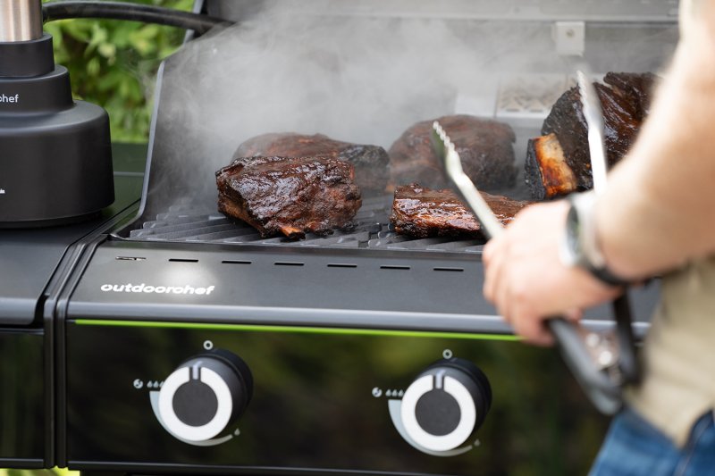 Outdoorchef Gasgrill - Grillstation HEAT X-445 RB - X-DEAL inkl. zusätzlichen Grillfürst Edelstahl Gussrosten (4 Stk.)