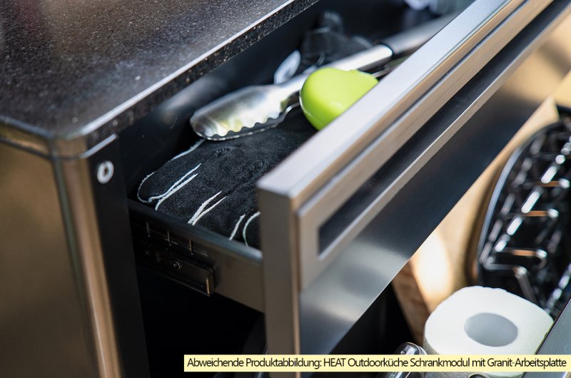 Outdoorchef HEAT Outdoor Küche XL 515/245 - mit Arbeitsplatte aus Edelstahl