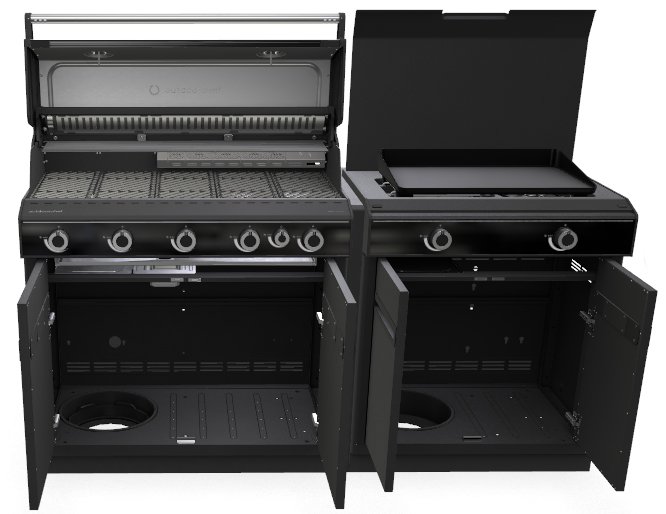 Outdoorchef HEAT Outdoor Küche: Grillstation 515/245 inkl. XL Plancha